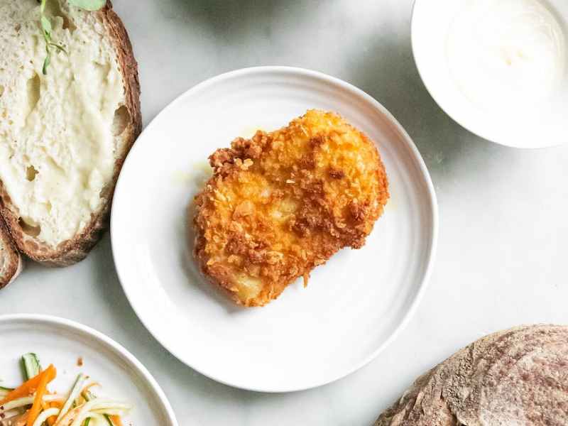 Parmentier de patates douces fondantes au&nbsp;poulet.