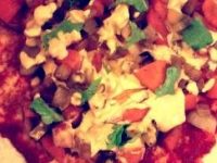 Wraps végétariens diététiques.