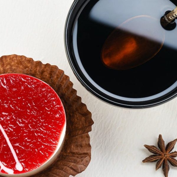 Panacotta allégée aux&nbsp;fraises.