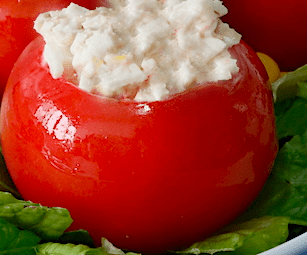 recette diététique lyon nutrition diet régime perte de poids nutritionniste coach santé sain consultation tomates thon farce salade riz