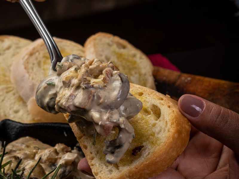 Gratin léger aux&nbsp;champignons.